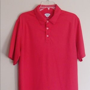 🏌🏼Callaway Size L coral Polo/Golf shirt